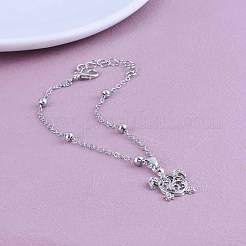 Summer Beach Alloy Hollow Sea Turtle Charm Satellite Chain Anklets for Women&nbsp;FS-WGD5AB4-01