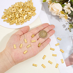 200Pcs Zinc Alloy Imitation Gold Bricks&nbsp;DJEW-UN0001-08