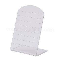 アクリルイヤリングスタンドディスプレイ  L字型  透明  4.65x8x11.1cm&nbsp;EDIS-F005-05B