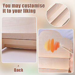 4-Tier Wood Display Riser Stands for Greeting Cards&nbsp;ODIS-GL0001-10