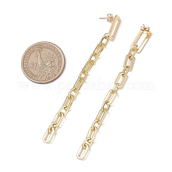 Brass Tassel Stud Earrings&nbsp;EJEW-JE06890
