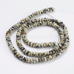 Natural Dalmatian Jasper Beads Strands&nbsp;G-K255-08A