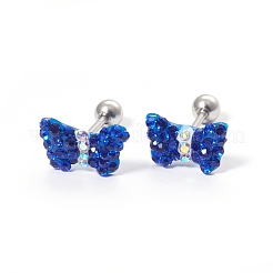 316 Surgical Stainless Steel Barbell Cartilage Earrings&nbsp;AJEW-L078-A