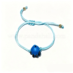 Handmade Porcelain Bead Braided Bead Bracelets&nbsp;WGDE3B3-03