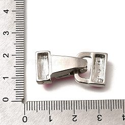Brass Enamel Fold Over Clasps&nbsp;KK-M313-40P-01