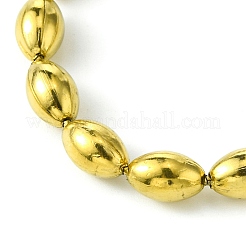 Ion Plating(IP) 304 Stainless Steel Bead Necklaces&nbsp;NJEW-C053-03G