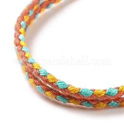 Polyester Braided Adjustable Cord Bracelet&nbsp;BJEW-A099-03
