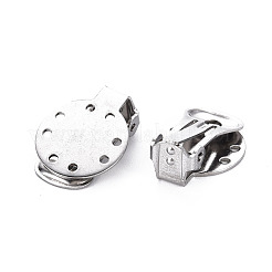 Non-Tarnish 304 Stainless Steel Clip-on Earring Setting&nbsp;LS-STAS-Q241-012A
