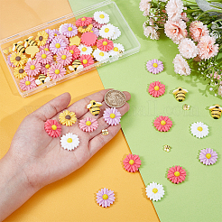 70Pcs 7 Styles Resin Cabochons&nbsp;CRES-PH0001-22