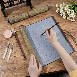 2Pcs 2 Colors Flocking Reusable Water Writing Cloth&nbsp;AJEW-OC0016-35B