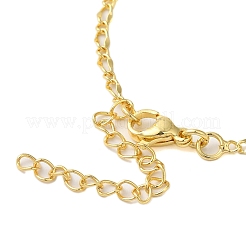 Brass Micro Pave Clear Cubic Zirconia Pendant Necklaces for Women&nbsp;LS-NJEW-S429-05G-01