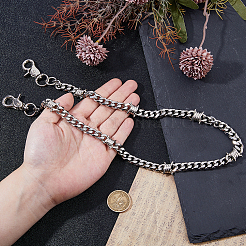 1Pc Stainless Steel Barbed Wire Trousers Chains&nbsp;AJEW-DC0002-18