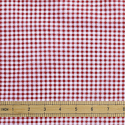 Tartan Cotton Fiber Fabric&nbsp;DIY-WH0504-685F