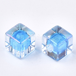 Transparent Acrylic Beads&nbsp;X-TACR-S148-08C