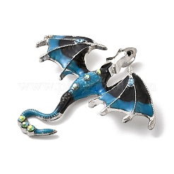 Alloy Enamel with Rhinestone Big Pendants&nbsp;FIND-Z098-01P-01