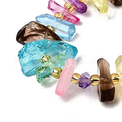 Natural Quartz Crystal Beads Strands&nbsp;X-G-F800-E09