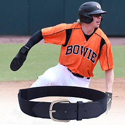 1Pc Imitation Leather & Polyester Elastic Softball Belts&nbsp;AJEW-CL0001-37A