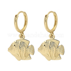 Brass Hoop Earrings&nbsp;EJEW-Q036-03A-G
