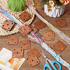 24Pcs Square Plywood Crochet Blocking Board&nbsp;DIY-BC0014-85