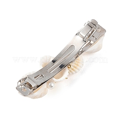 Natural Shell & Shell Pearl Hair Barrettes&nbsp;PHAR-TA000011