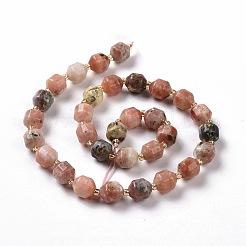 Natural Plum Blossom Jasper Beads Strands&nbsp;G-G990-F16