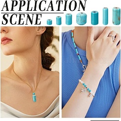 339Pcs 7 Sizes Synthetic Turquoise Beads&nbsp;G-AR0006-10