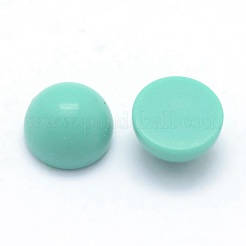 Synthetic Turquoise Cabochons&nbsp;G-P393-R09-10MM