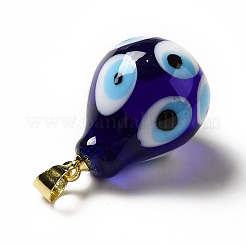 Handmade Evil Eye Lampwork Pendants&nbsp;LAMP-F026-04F