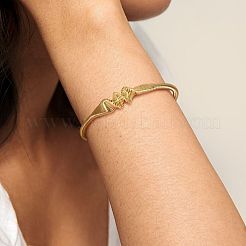 304 Stainless Steel Spiral Open Cuff Bangles for Women&nbsp;MC0249