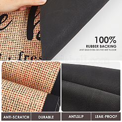 Polyester Table Mat Pad&nbsp;AJEW-WH20003-18B