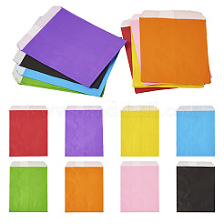 40Pcs 8 Colors Eco-Friendly Kraft Paper Bags&nbsp;AJEW-TA0001-70