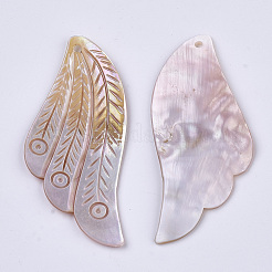 Freshwater Shell Big Pendants&nbsp;X-SHEL-T016-07