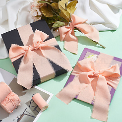 5M Cotton Frayed Ribbons&nbsp;OCOR-WH0045-09B