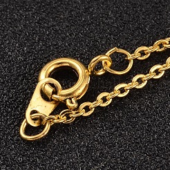 Brass Natural Crystal Pendant Necklaces&nbsp;NJEW-JN01460