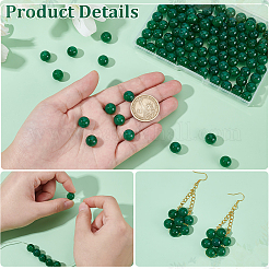 114Pcs Natural Green Onyx Agate(Dyed & Heated) Beads&nbsp;G-PH0002-83