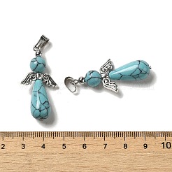 Natural & Synthetic Natural & Synthetic Mixed Gemstone Pendants&nbsp;G-H307-04ASP