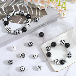 DIY Round Wooden Beads Bracelets Jewelry Making Kits&nbsp;DIY-SP0001-45A