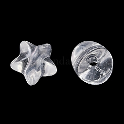 透明なアクリルビーズ  スター  透明  11.5x10mm  穴：2mm&nbsp;TACR-U008-04B