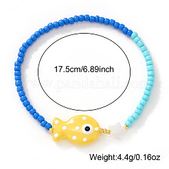 Handmade Porcelain & Resin Beads Stretch Bracelets for Women&nbsp;RS1476-3