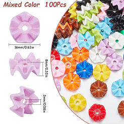 100Pcs Opaque Acrylic Beads&nbsp;MACR-SC0001-63
