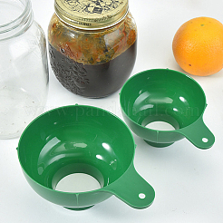 プラスチック漏斗セット2個  グリーン  135~167x100~124x63~76mm  内径：41.5~52mm&nbsp;AJEW-BM0001-38B
