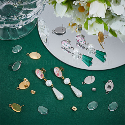 60Pcs 2 Colors 304 Stainless Steel Stud Earring&nbsp;STAS-UN0062-92