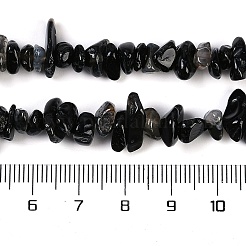 Dyed & Heated Natural Black Agate Beads Strands&nbsp;G-G905-21