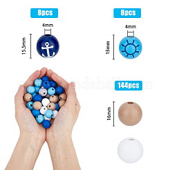 DIY Ocean Theme Jewelry Making Finding Kit&nbsp;DIY-FH0005-29