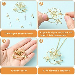 12個 6種類の真鍮チューブベイル  ループベイル  チューブ  ミックスカラー  8x8~20x6mm  穴：4mm  2個/スタイル&nbsp;DIY-CJ0003-03