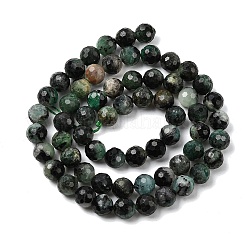 Natural Emerald Beads Strands&nbsp;G-G294-D01-6mm