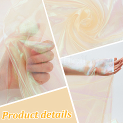 Laser Polyester Mesh Fabric for DIY Crafts&nbsp;DIY-WH0888-06A