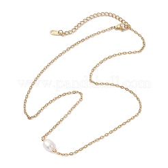 Mother's Day Jewellery Natural Cultured Freshwater Pearl Pendant Necklaces&nbsp;X-NJEW-JN05134-03