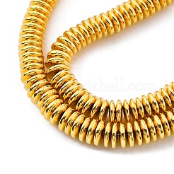 Electroplated Non-magnetic Hematite Beads Strands&nbsp;G-P571-I01-01D