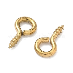 304 Stainless Steel Eye Pin Peg Bails&nbsp;STAS-Z178-11G